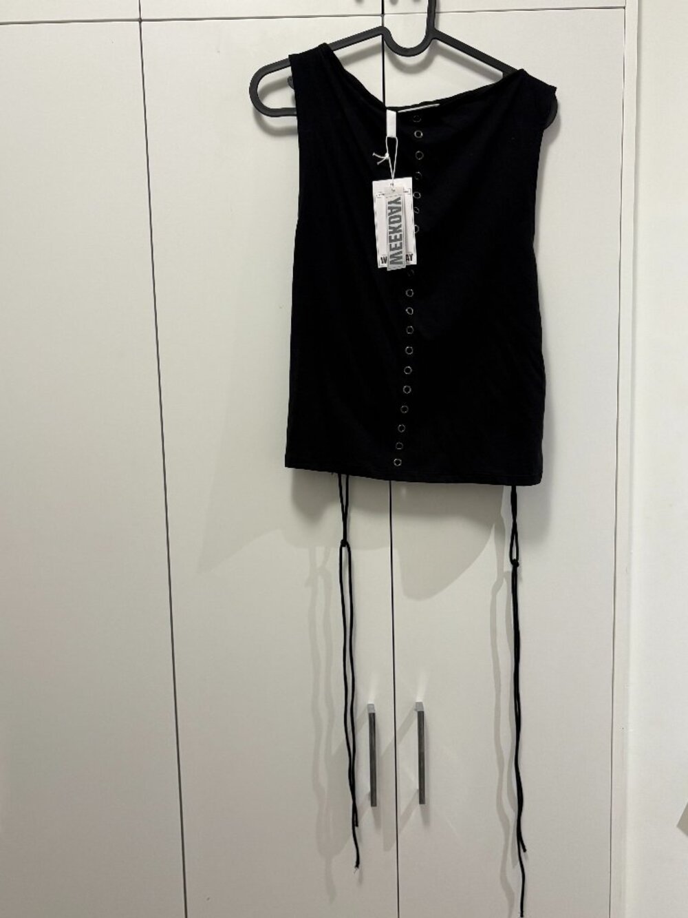 Black Button Weekday Top